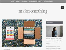 Tablet Screenshot of makesomething.ca